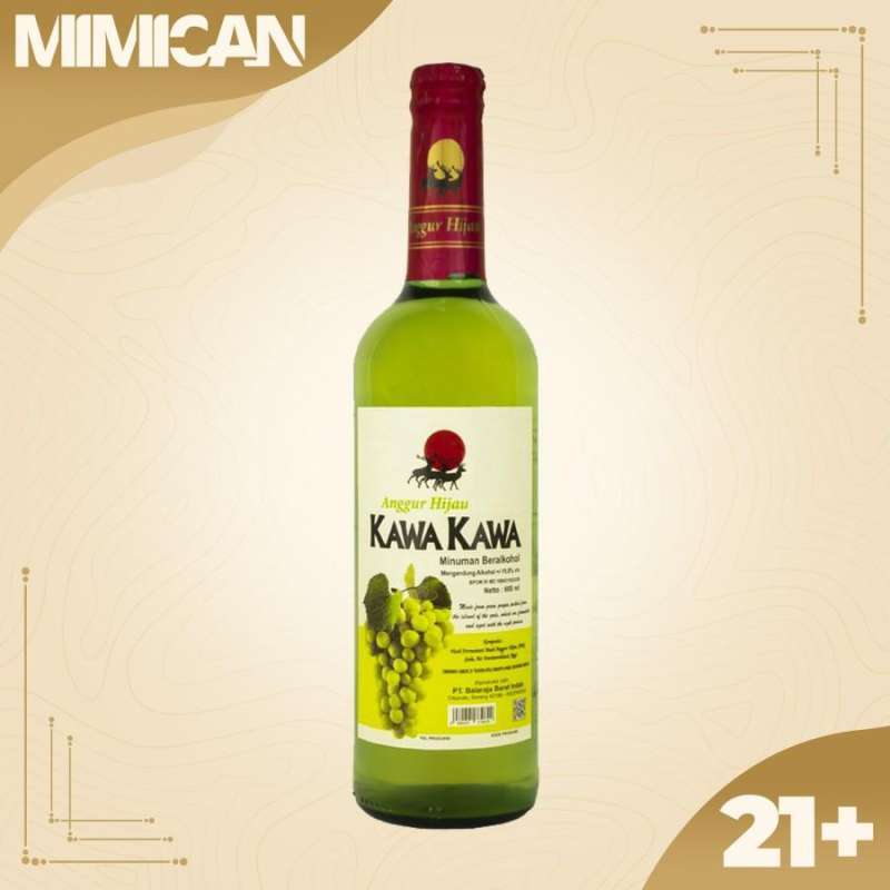 Jual Kawa Kawa Anggur Hijau - 600ml Di Seller Toko Mimican 