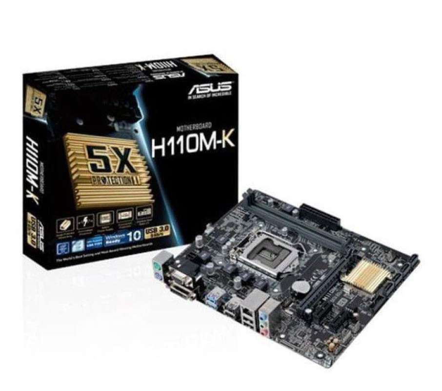Jual Motherboard Asus H110 M K Socket 1151 Gen 6 Gen7 Online November 2020 Blibli Com