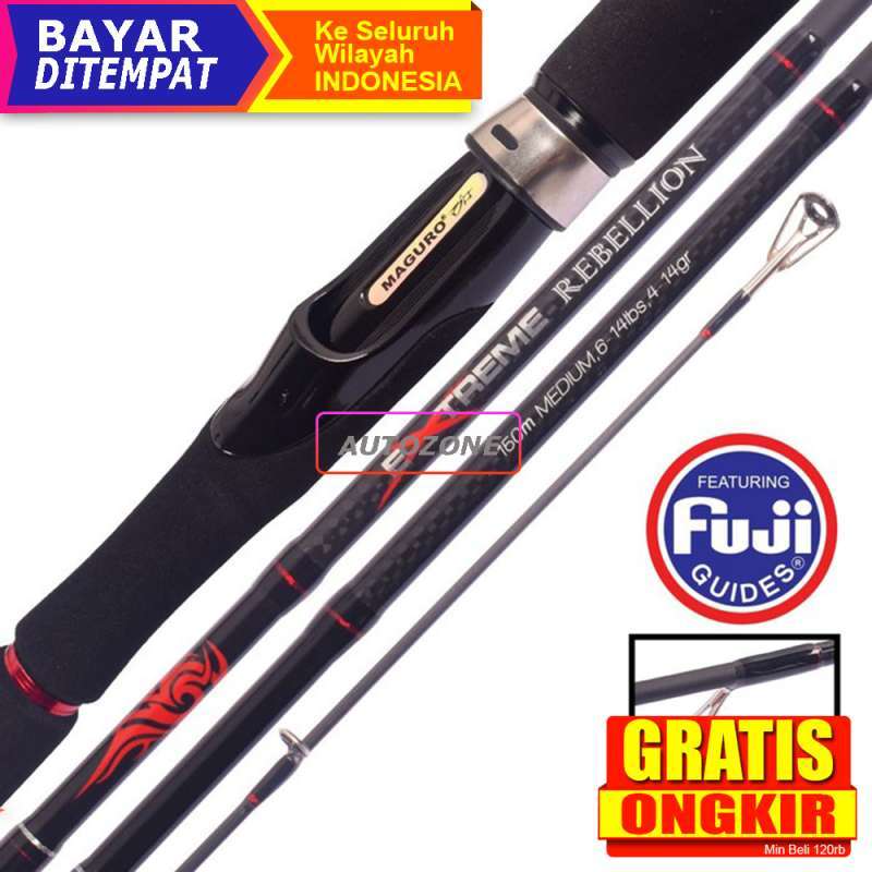 Jual Joran Maguro Extreme Rebellion Asli Japan Technology Carbon Full Ring Fuji Import Quality Online Januari 2021 Blibli