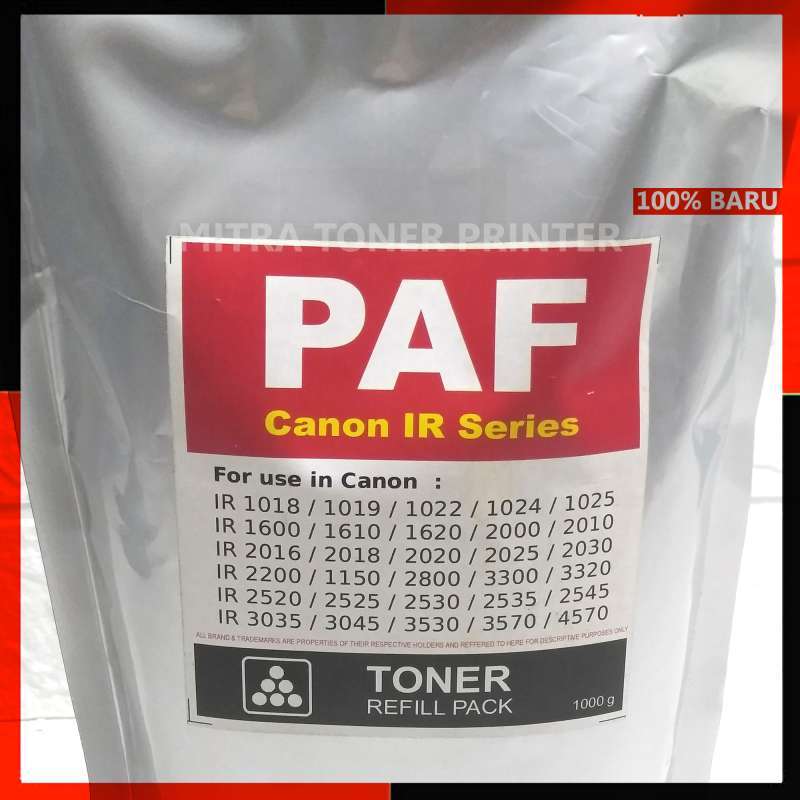 serbuk toner printer canon ir fotocopy 1024 1025 1620 2020 2025 2525