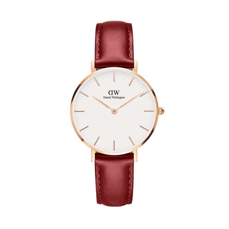 Jual Daniel Wellington Petite Suffolk 32mm Rose Gold In White
