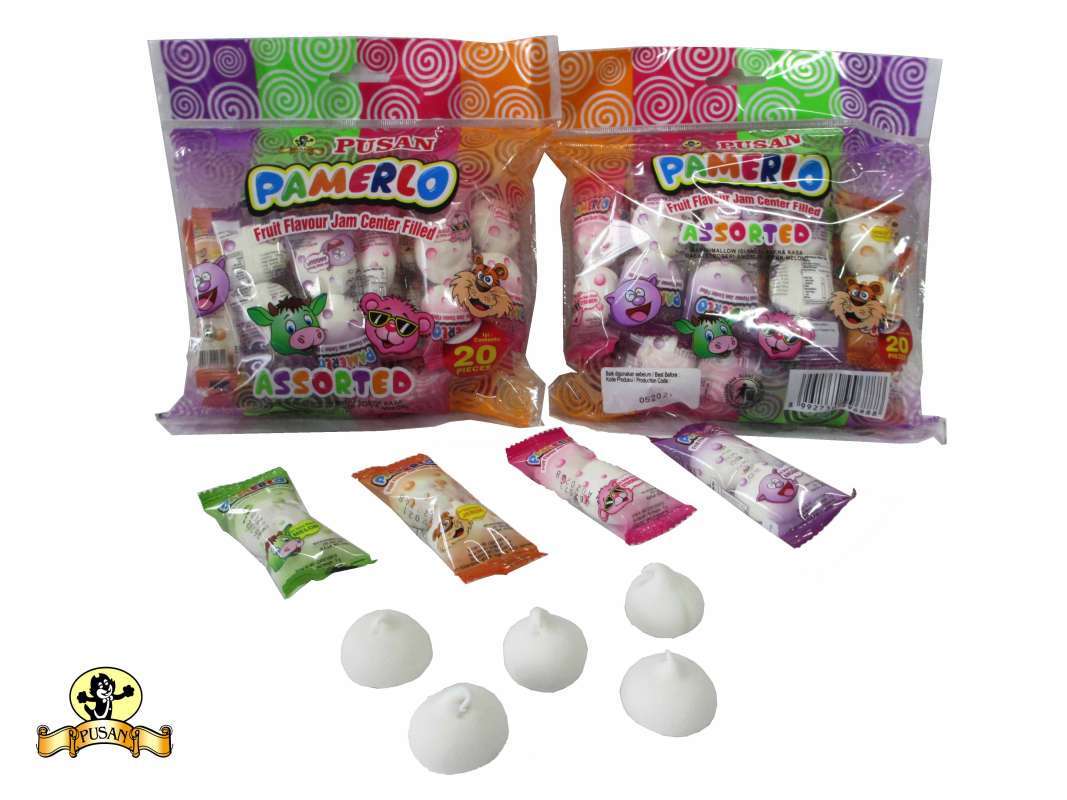 Jual Pusan Palmero Marshmallow Assorted Permen Paket 1 1 Shipping From Jatim Online Desember 2020 Blibli