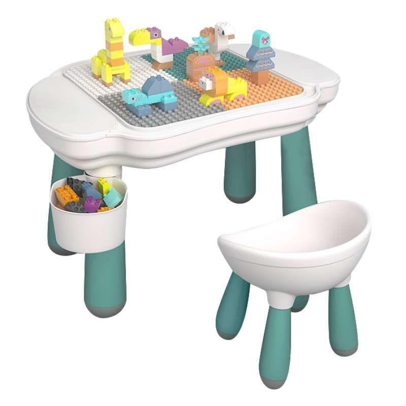 Jual Parklon Oval Bulding Block Table Mix Color Tanpa Blocks Online Desember 2020 Blibli