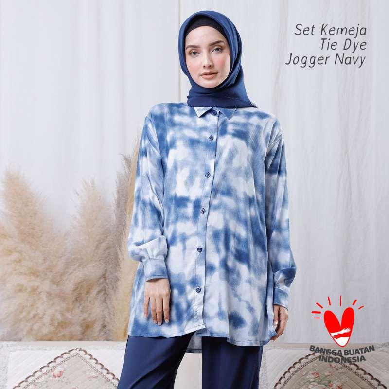 Jual Pajamas Set Celana Muslim Kemeja Rayon Tie Dye Jogger Online Februari 2021 Blibli