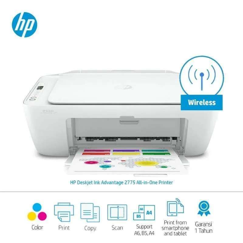 hp 2775 deskjet ink advantage all in one printer print copy scan wifi