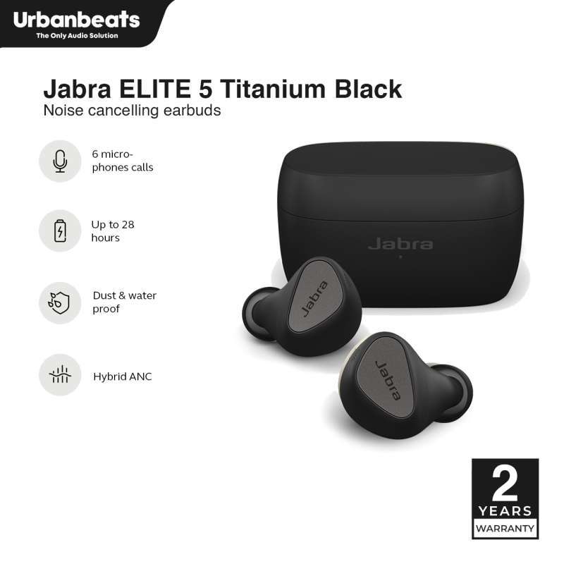 Jabra ELITE 5 TITANIUM BLACK - ヘッドホン