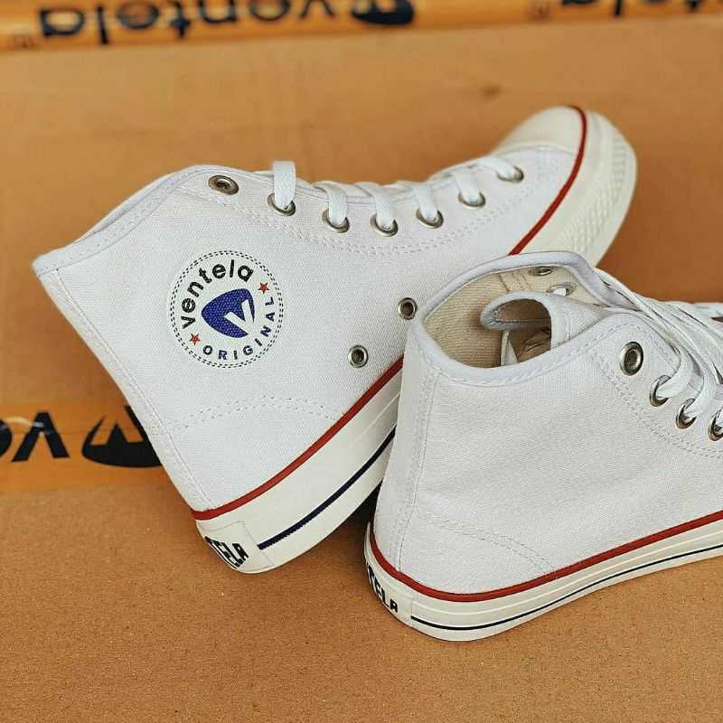 Jual Zs Ventela 70s Ethnic White Putih High Ventela Shoes Vantella