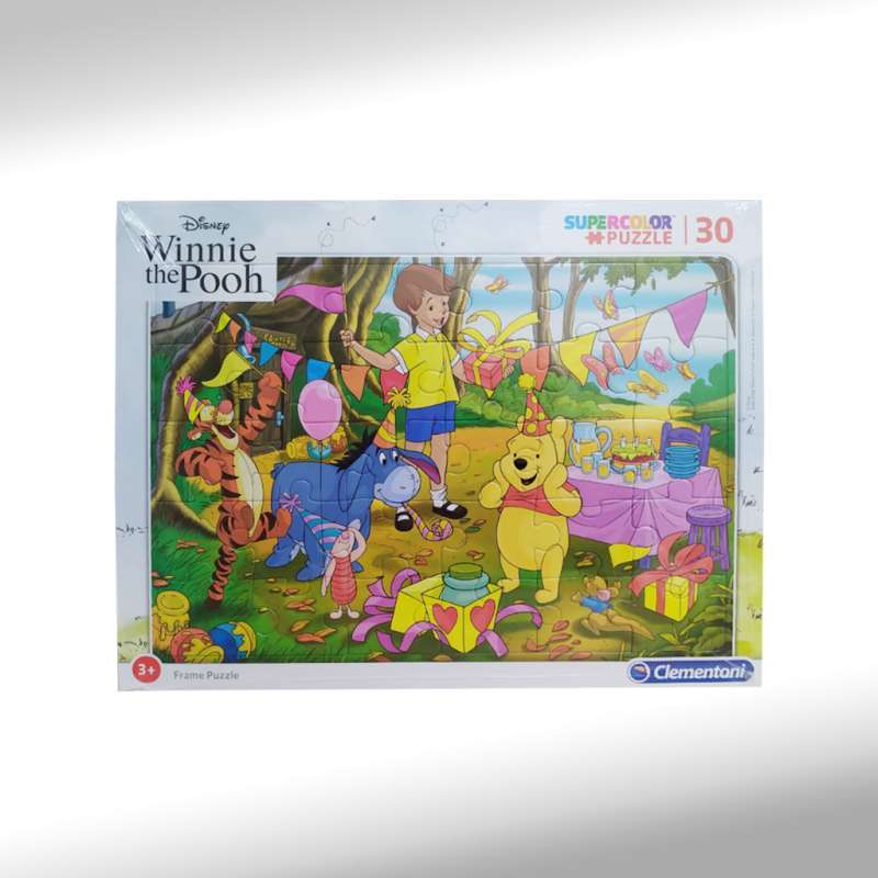 Jual Clementoni Super Color Frame Puzzle Disney Winnie The Pooh Party 30pcs Online Desember 2020 Blibli