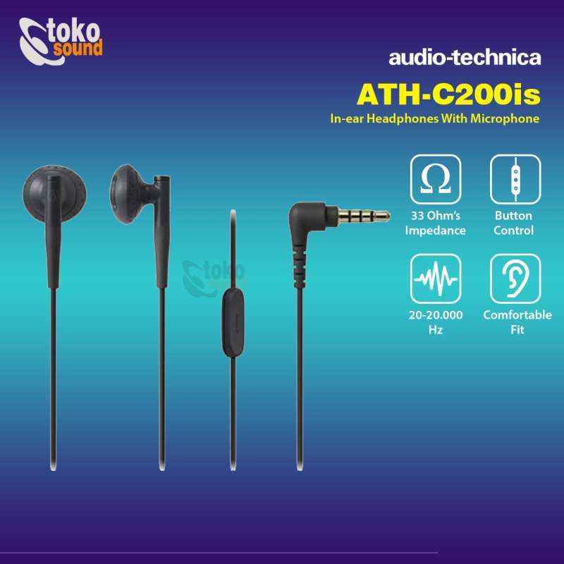 Audio technica sale c200is