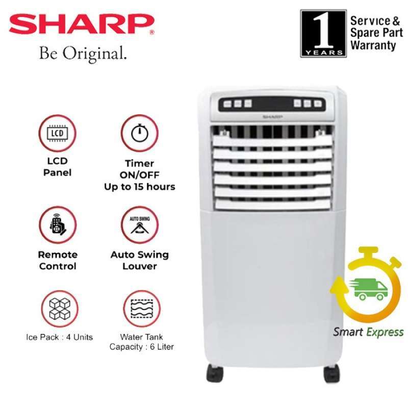 Promo Sharp Pja-55ty Air Cooler Penyejuk Ruangan Putih Diskon 15