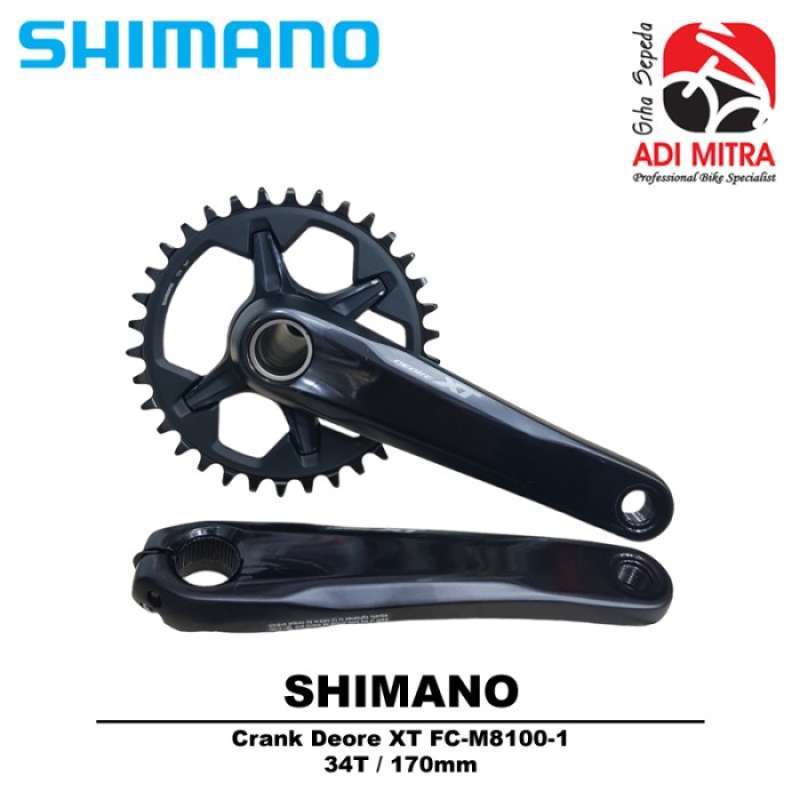 Jual Shimano Deore Xt Fc-m8100 Crank Sepeda Mtb Hollowtech Di