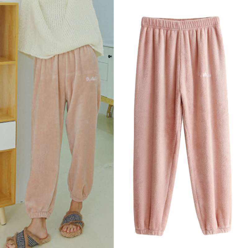 Jual Lady Winter Pajamas Sleep Pants 