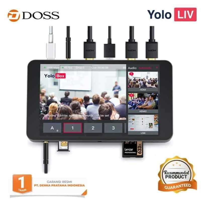 doss yolobox live streaming studio twitch encoder monitor record switch