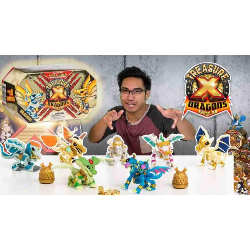 Jual Termurah!!! Treasure X Dragons Gold Mini Beasts S2 Original