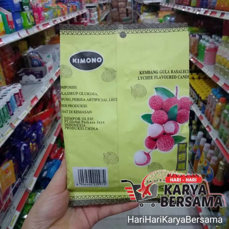 Jual Permen Kimono Lychee Flavoured Candy Bag 150gr Terbaru Juli 2021 Blibli