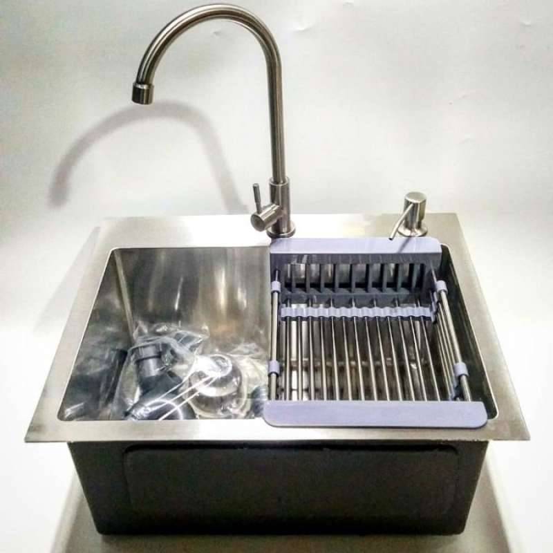 Jual Paket Kitchen Sink 5040 Stainless Sus304 Bak Cuci Piring Stainless Online Februari 2021 Blibli