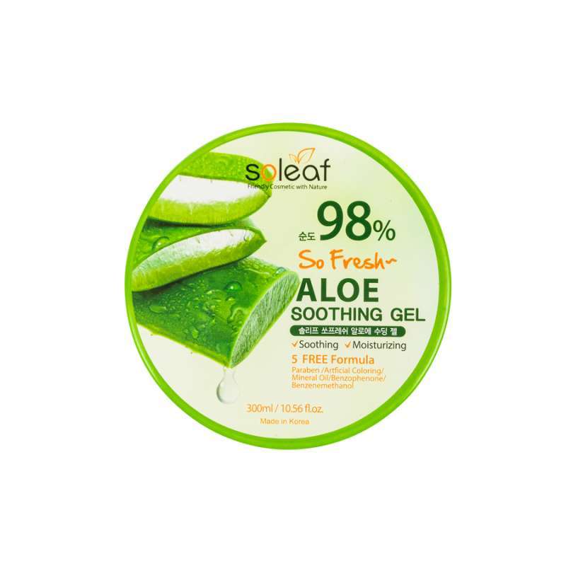 Jual Soleaf So Fresh Aloe Vera Soothing Gel 98 300 Ml Online Februari 2021 Blibli