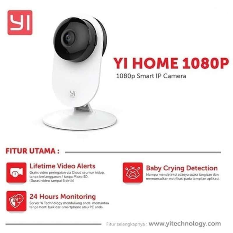 Jual Kamera Xiaomi Xiaoyi Yi Home 1080p Smart Ip Camera Kamera Cctv Ip Cam Putih Di Seller Emporio Store Kota Tangerang Selatan Banten Blibli