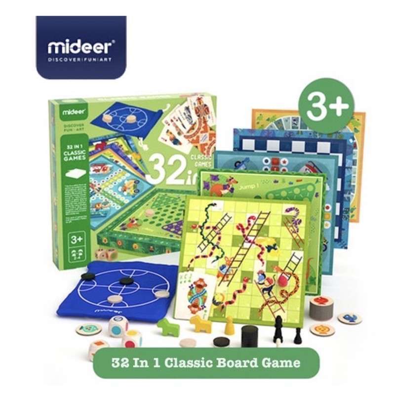 Jual Mideer 32 In 1 Board Game Mainan Edukasi Anak Mainan Anak Online Desember 2020 Blibli
