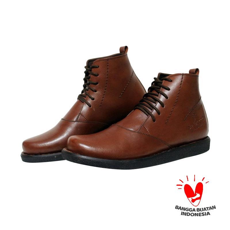 Handmade Dr Becco Morris Boots Pria - Brown