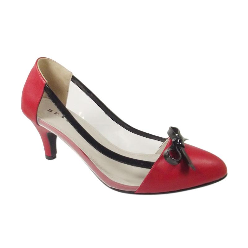 Beauty Shoes 1111 Mid Heels - Red Loraine