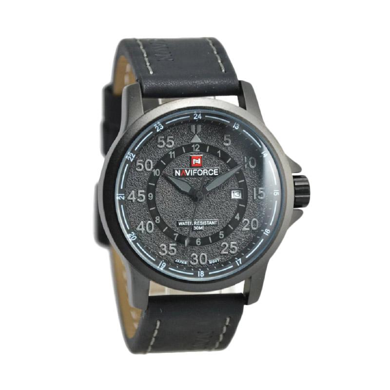 Naviforce NF9076M Jam Tangan Pria - Hitam Grey