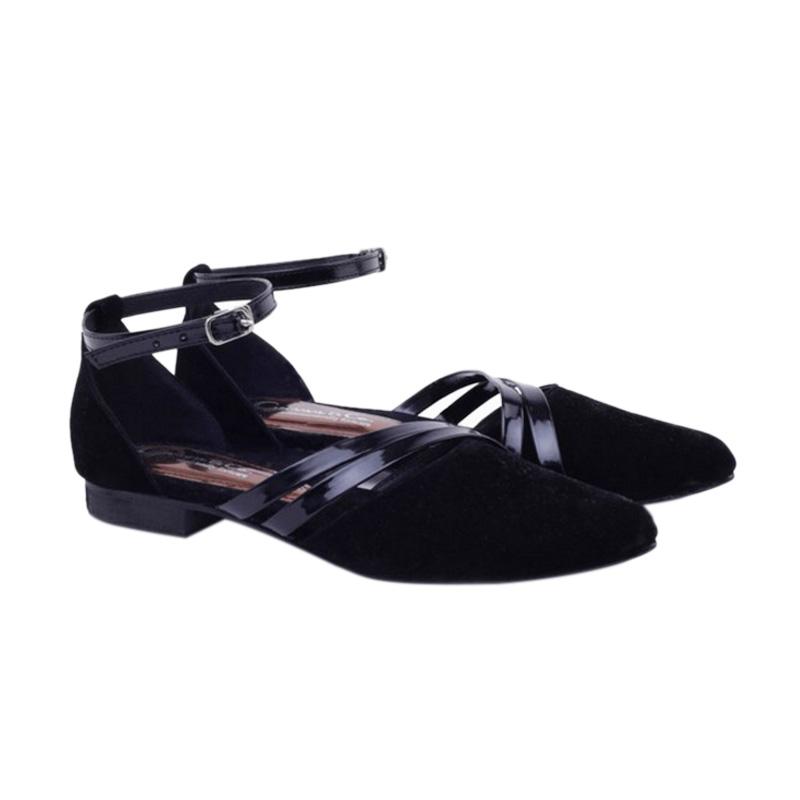 Gareu & Co Flat Shoes 234 Sepatu Wanita - Hitam