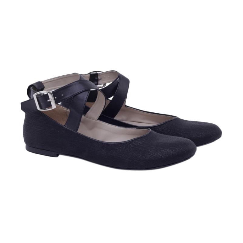 Gareu & Co Flat Shoes 254 Sepatu Wanita - Hitam