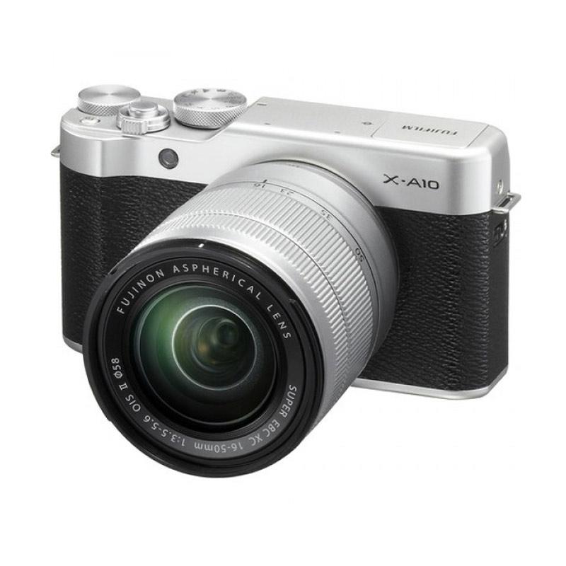 Fujifilm X-A10 16-50mm - Silver + Instax Share SP-2 + SD Card 16gb