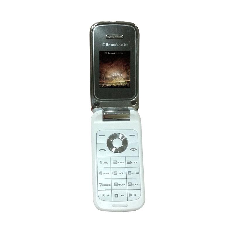 Brandcode COD 989 Handphone - Putih [Dual SIM]