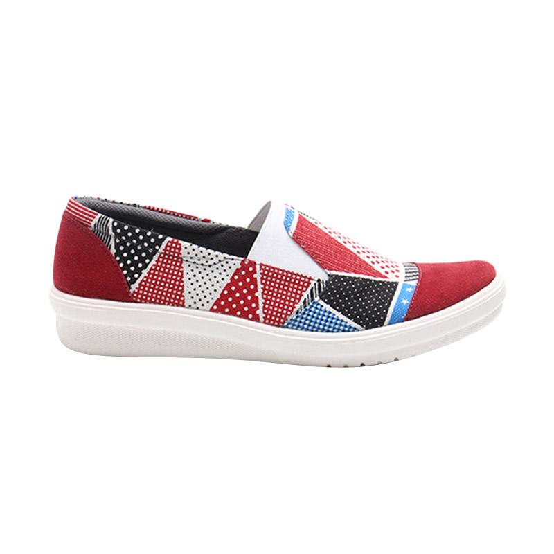 Dr.Kevin 43182 Canvas Shoes Wanita - Red White