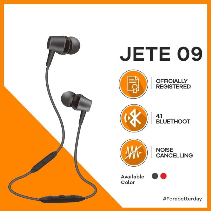 Earphone Bluetooth JETE-09 di Seller 