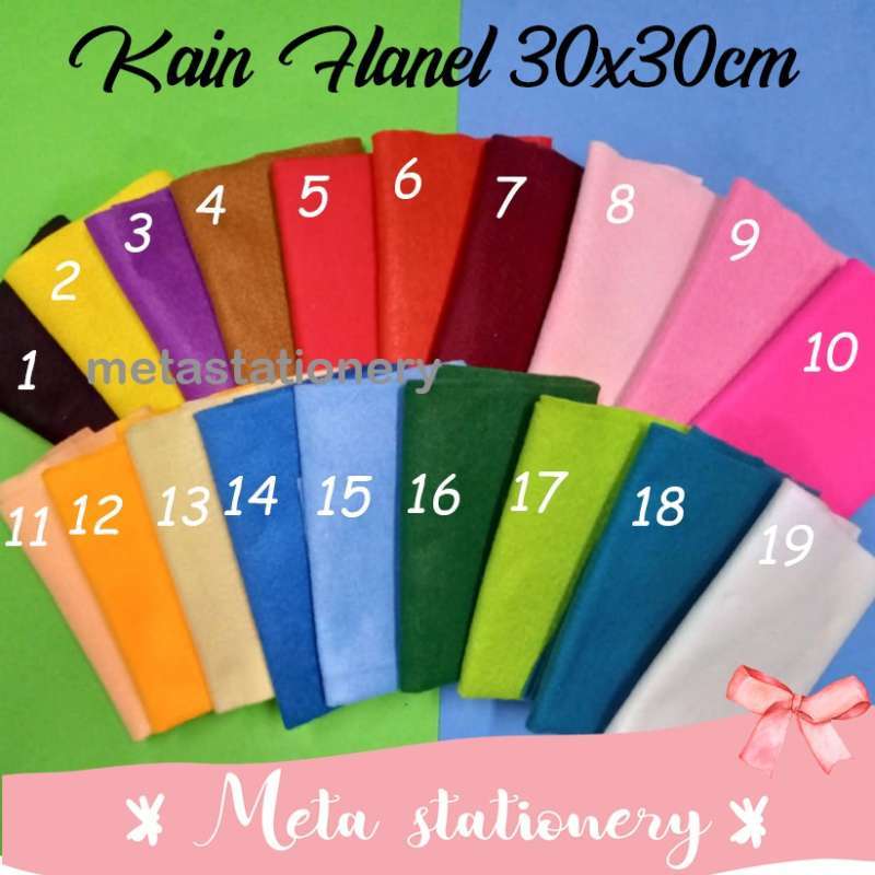 Jual Kain Flanel 35 X 32 Cm Online April 2021 Blibli