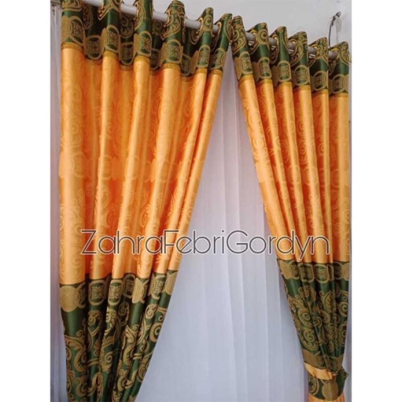 Jual Gorden Murah Gorden Prada Minimalis Batik Hijau Online April 2021 Blibli
