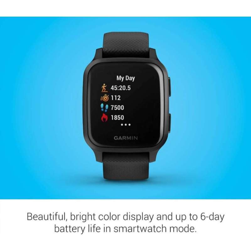 Jual Garmin Venu Sq Music Gps Touchscreen 6 Days Battery Garansi Tam Online Februari 2021 Blibli