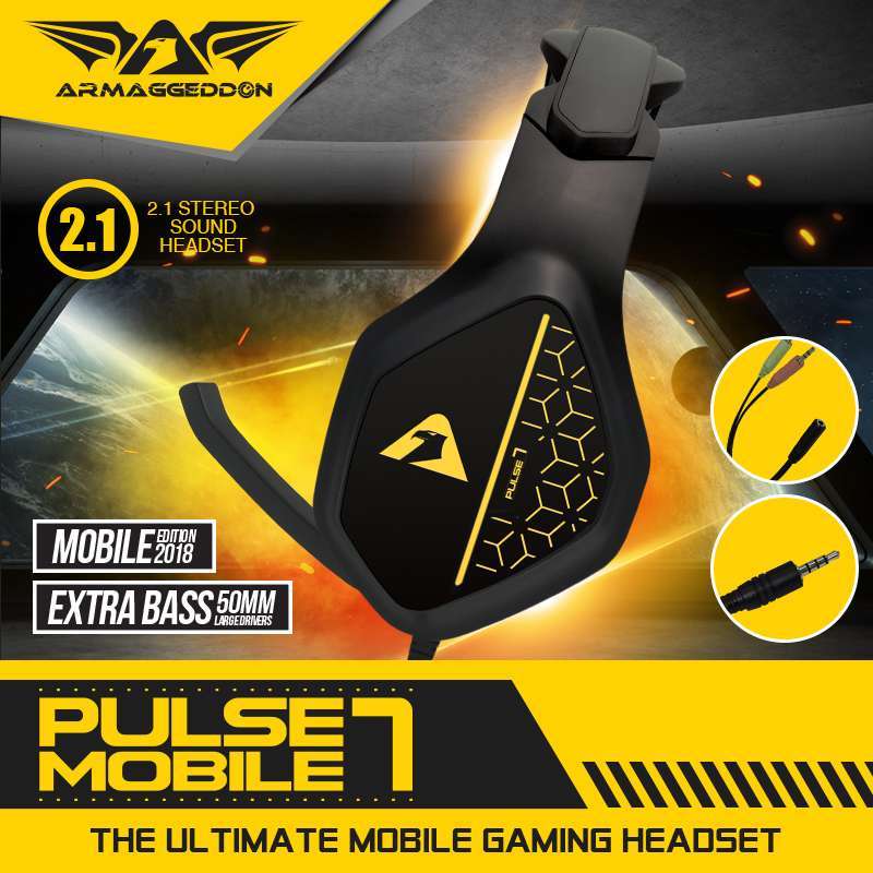 Promo Headset Gaming Armaggeddon PULSE 7 Mobile Wired