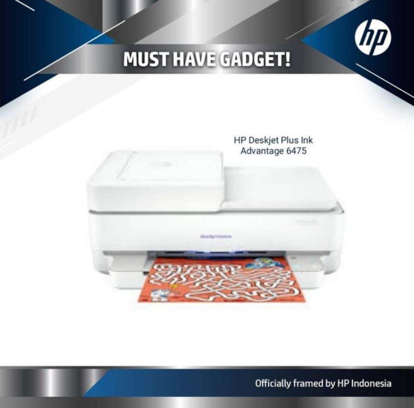 Jual HP Deskjet Ink Plus Advantage 6475 AiO di Seller Abadiprintstore -  Kota Medan, Sumatera Utara | Blibli