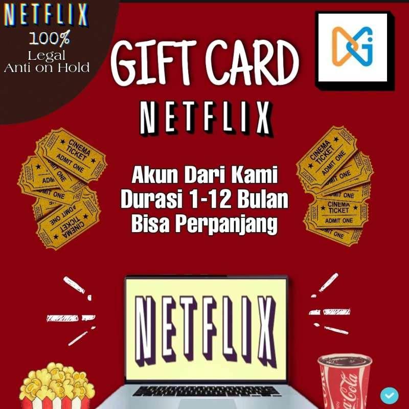 Jual Netflix Gift Card Premium Paket Streaming [Anti On Hold ...
