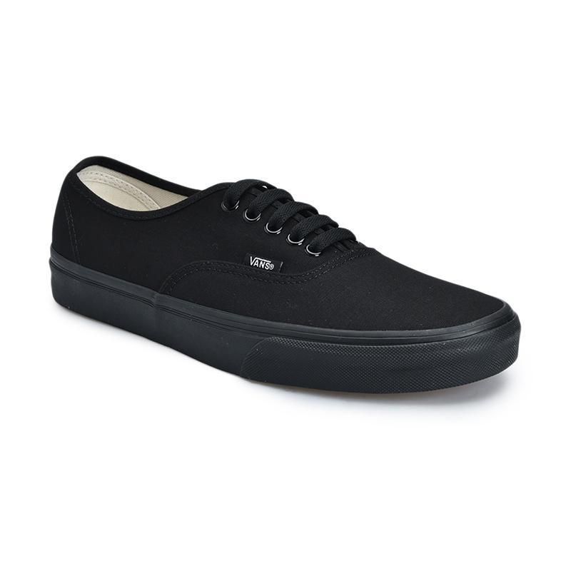 Vans shoes black on black clearance