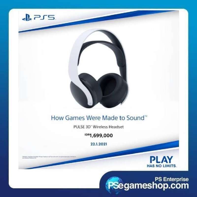 Jual Sony Playstation Pulse 3d Wireless Headset Di Seller Ps