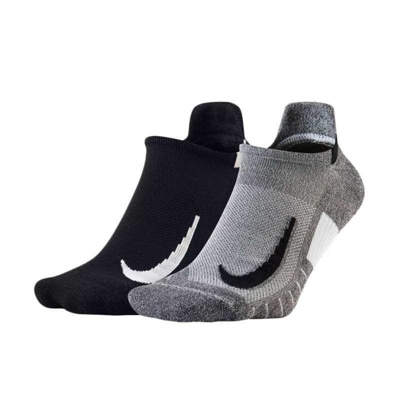 NIKE Unisex Running Multiplier No-Show Socks SX7554-915 [2 pair]