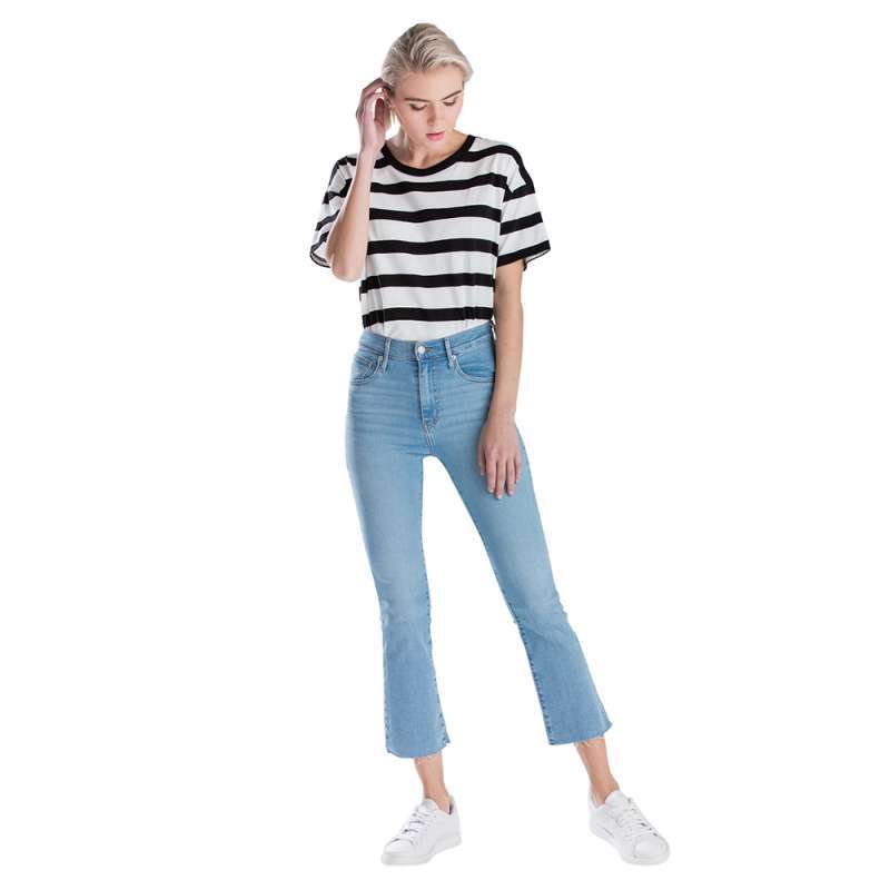Mile high sales cropped flare levis