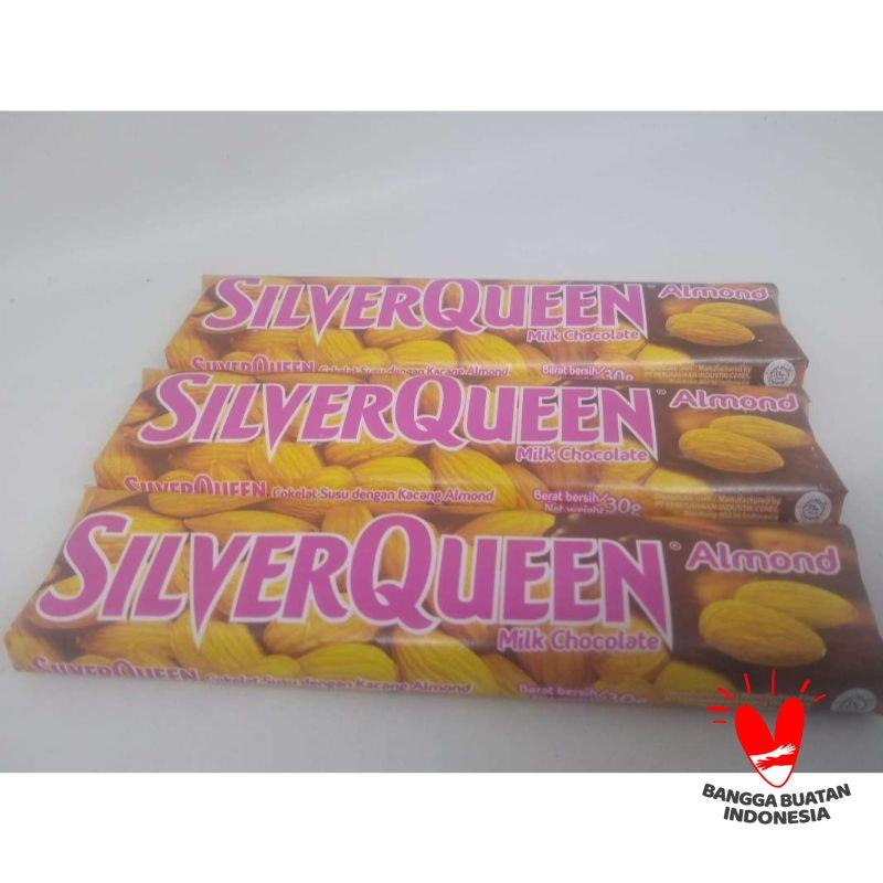 Jual Silverqueen Almond 3pcs/silverquen Mede 3pcs Di Seller Nukami
