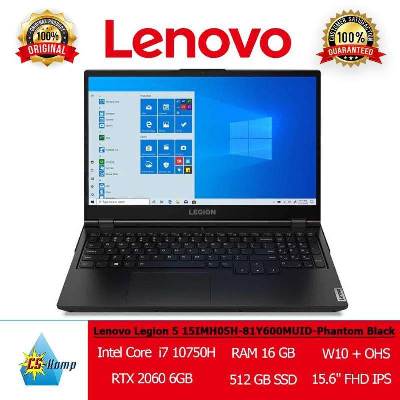 Intel Core I7 10750h Lenovo Legion 2060 Rtx Lenovo Legion 15IMH05H