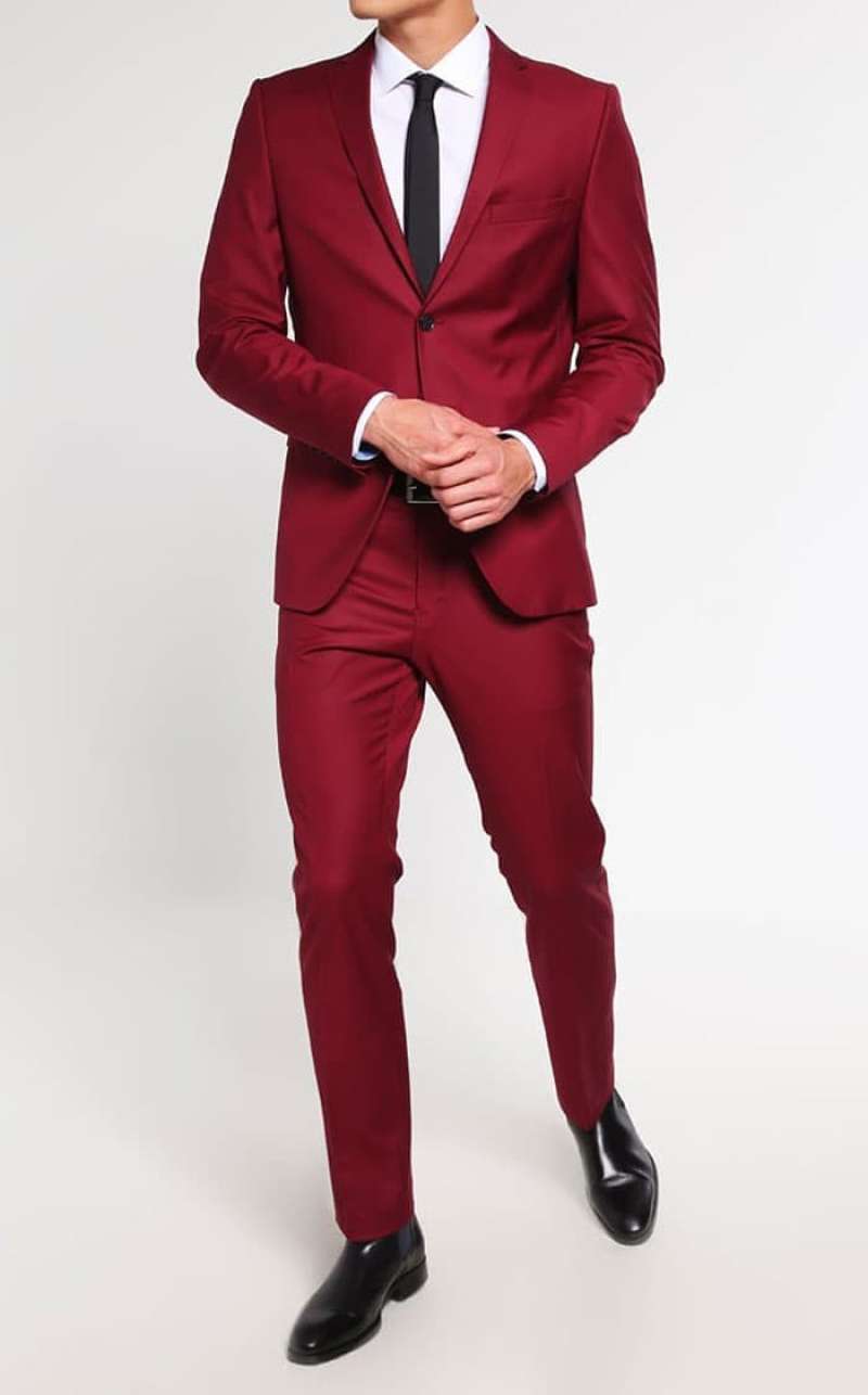 blazer wine red