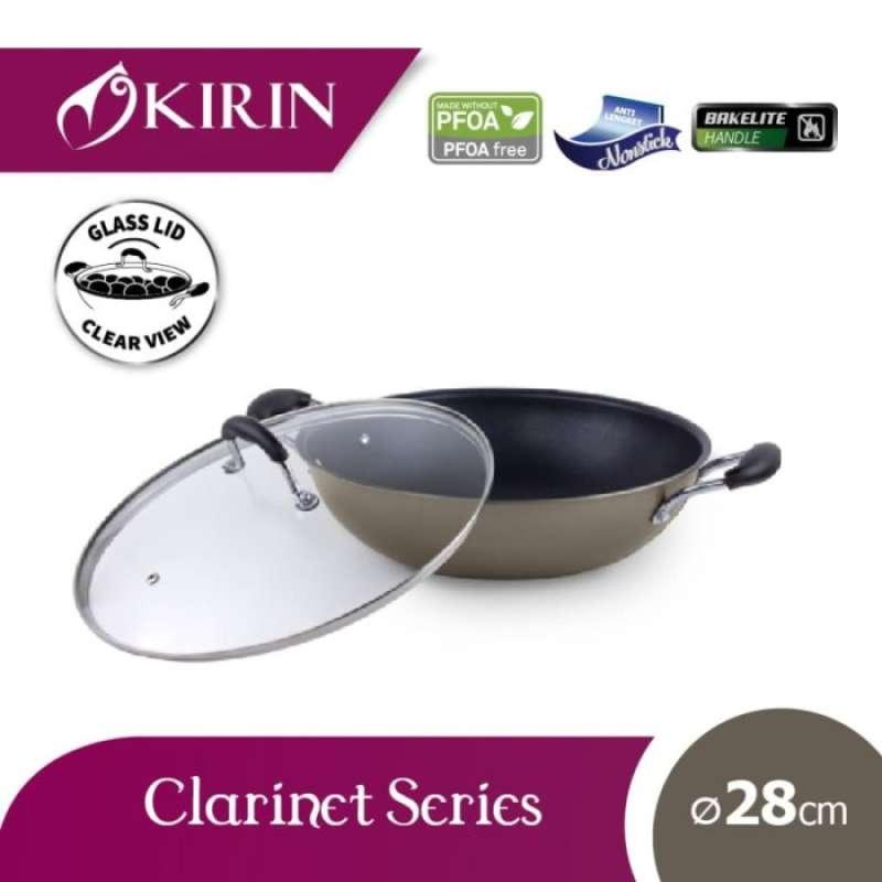 Jual Kirin Clarinet Wok Teflon Wajan Penggorengan 28 Cm Murah Mei 2021 Blibli