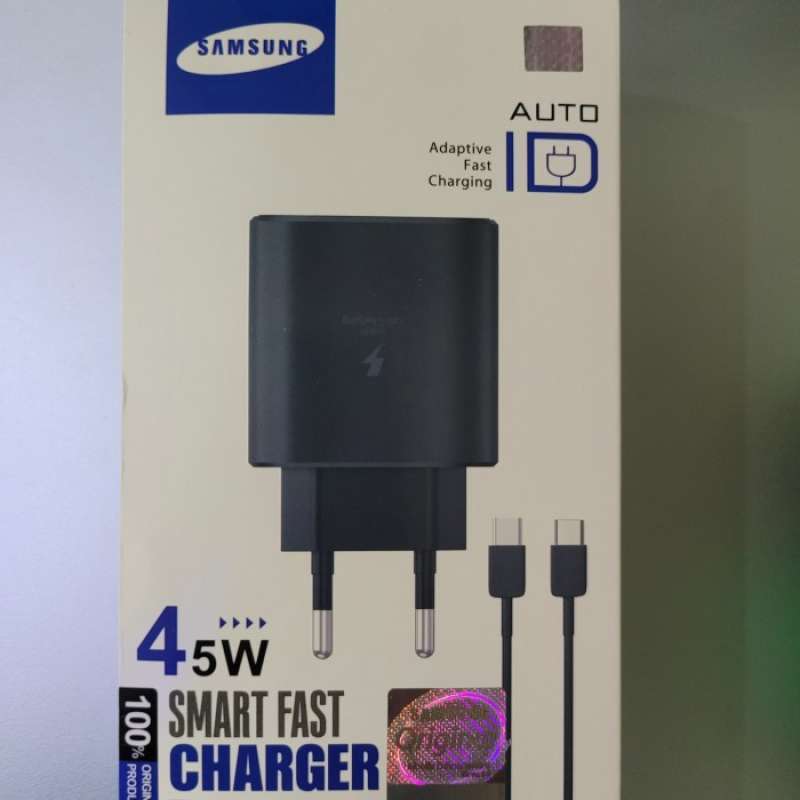 charger samsung s21 s20 ultra 45w super fast charging original 100