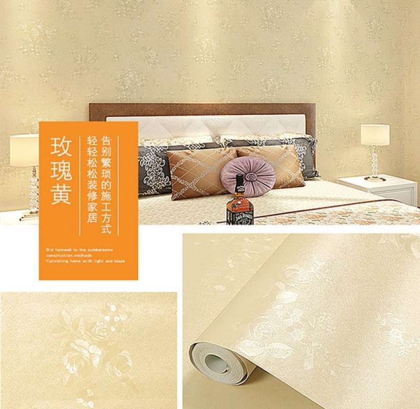 Promo Wallpaper Sticker Dinding Murah Dekor Kamar Polos Kream Tekstur Bunga Mawar 10 M X 45 Cm Di Seller Arni Online Shop Kota Jakarta Timur Dki Jakarta Blibli Promo Wallpaper Sticker Dinding Murah Dekor Kamar Polos Kream Tekstur Bunga Mawar 10 M X 45 Cm Di Seller Arni Online Shop Kota Jakarta Timur Dki Jakarta Blibli