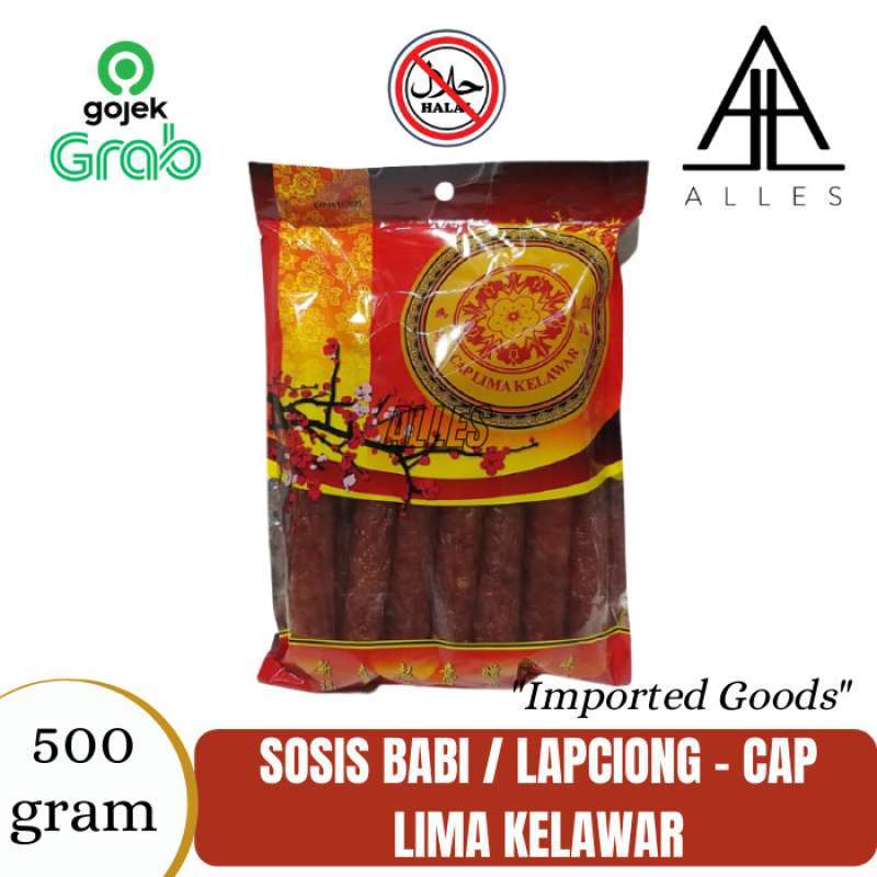 Jual Cap Lima Kelawar Sosis Babi Malaysia Lapciong Non Halal 500 Gram Online Maret 2021 Blibli Jika sosis lemak adalah 100% babi, dimungkinkan untuk. cap lima kelawar sosis babi malaysia lapciong non halal 500 gram