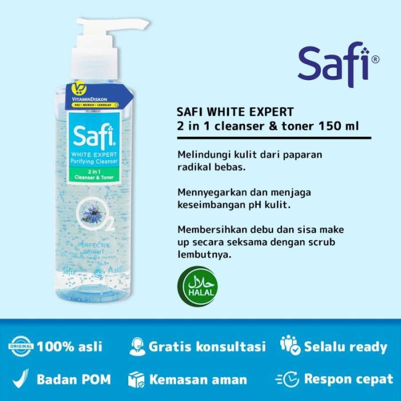 safi perfect white 2 in 1 cleanser